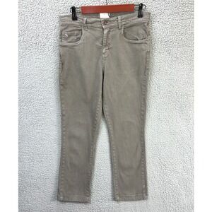 Victor Slim Fit Jeans Mens 30 Khaki Denim Pants 5-Pocket Casual Classic Comfort